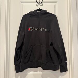 Champion Black Pullover Hoodie
